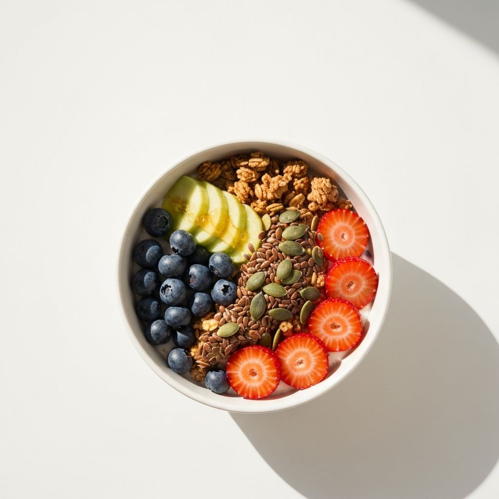 Zdrowe śniadanie z naturalnymi składnikami